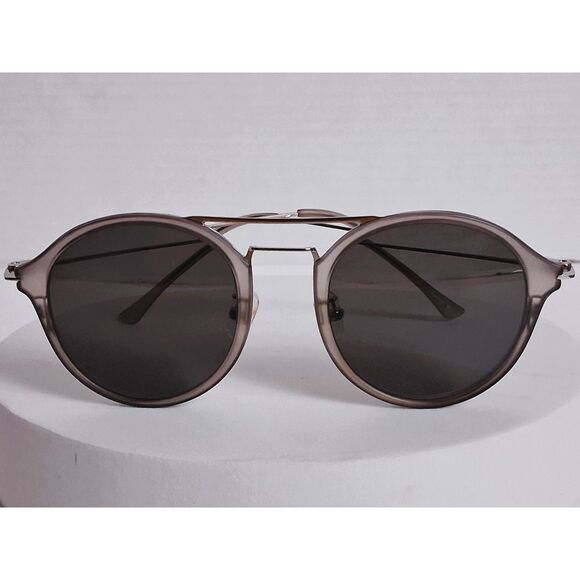 Firmoo Modern Aviator ST7227 49-21-143 Clear Gray Eyeglasses Frames - Picture 5 of 15